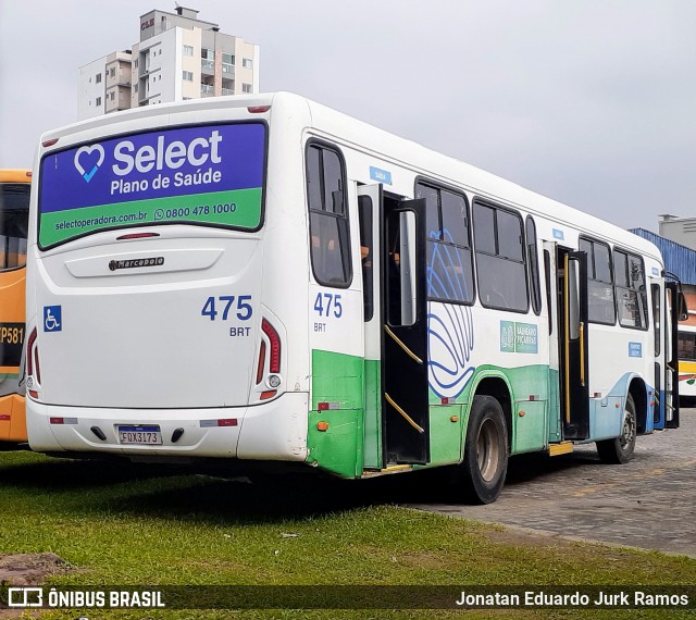 BRT Piçarras 475 na cidade de Itajaí, Santa Catarina, Brasil, por Jonatan Eduardo Jurk Ramos. Número da foto: #13242669.