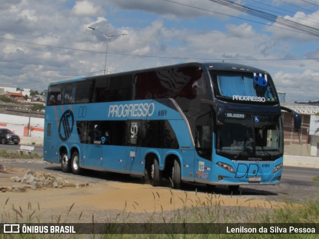 Auto Viação Progresso 6189 na cidade de Caruaru, Pernambuco, Brasil, por Lenilson da Silva Pessoa. Número da foto: #13241754.