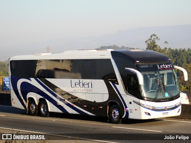 Letieri Turismo 4G69 na cidade de Canas, São Paulo, Brasil, por João Felipe. Número da foto: #13241897.