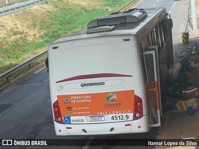 Ita Transportes 4512.9 na cidade de Goiânia, Goiás, Brasil, por Itamar Lopes da Silva. Número da foto: #13242965.