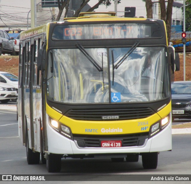 HP Transportes Coletivos 20064 na cidade de Goiânia, Goiás, Brasil, por André Luiz Canon. Número da foto: #13242871.
