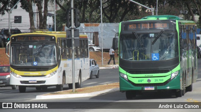 HP Transportes Coletivos 20.789 na cidade de Goiânia, Goiás, Brasil, por André Luiz Canon. Número da foto: #13242883.