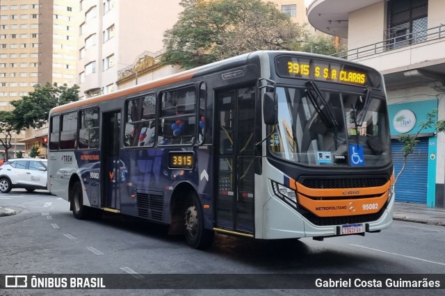 Santa Fé Transportes 95082 na cidade de Belo Horizonte, Minas Gerais, Brasil, por Gabriel Costa Guimarães. Número da foto: #13242249.