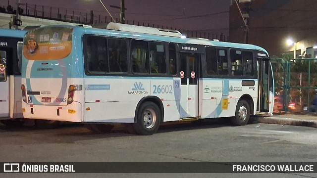 Maraponga Transportes 26602 na cidade de Fortaleza, Ceará, Brasil, por FRANCISCO WALLACE. Número da foto: #13241959.