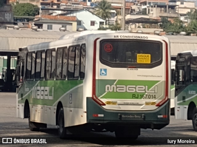 Transportes Mageli RJ 167.014 na cidade de São João de Meriti, Rio de Janeiro, Brasil, por Iury Moreira. Número da foto: #13241285.