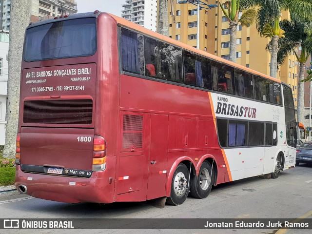 Rápido Brisas Tur 1800 na cidade de Itajaí, Santa Catarina, Brasil, por Jonatan Eduardo Jurk Ramos. Número da foto: #13242657.
