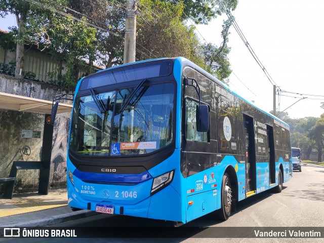 Sambaíba Transportes Urbanos 2 1046 na cidade de São Paulo, São Paulo, Brasil, por Vanderci Valentim. Número da foto: #13243638.