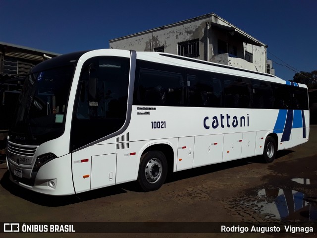 Cattani Transportes e Turismo 10021 na cidade de Pato Branco, Paraná, Brasil, por Rodrigo Augusto  Vignaga. Número da foto: #13241656.