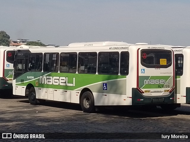 Transportes Mageli RJ 167.010 na cidade de São João de Meriti, Rio de Janeiro, Brasil, por Iury Moreira. Número da foto: #13241288.