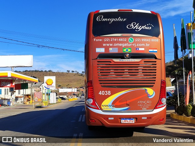 Omegatur 4038 na cidade de Itamonte, Minas Gerais, Brasil, por Vanderci Valentim. Número da foto: #13243790.