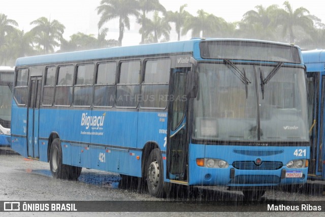 Biguaçu Transportes Coletivos Administração e Participação 421 na cidade de Florianópolis, Santa Catarina, Brasil, por Matheus Ribas. Número da foto: #13243661.