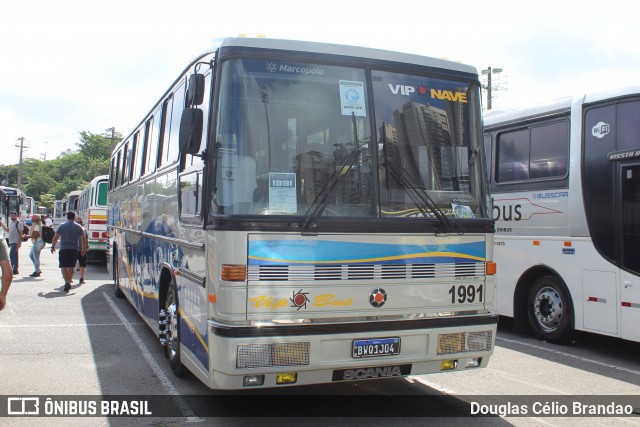 Vip Bus Comércio de Ônibus 1991 na cidade de Barueri, São Paulo, Brasil, por Douglas Célio Brandao. Número da foto: #13243539.