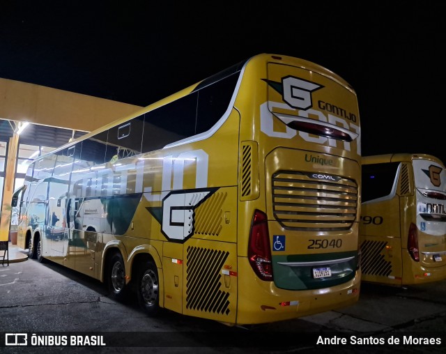 Empresa Gontijo de Transportes 25040 na cidade de Perdões, Minas Gerais, Brasil, por Andre Santos de Moraes. Número da foto: #13243066.