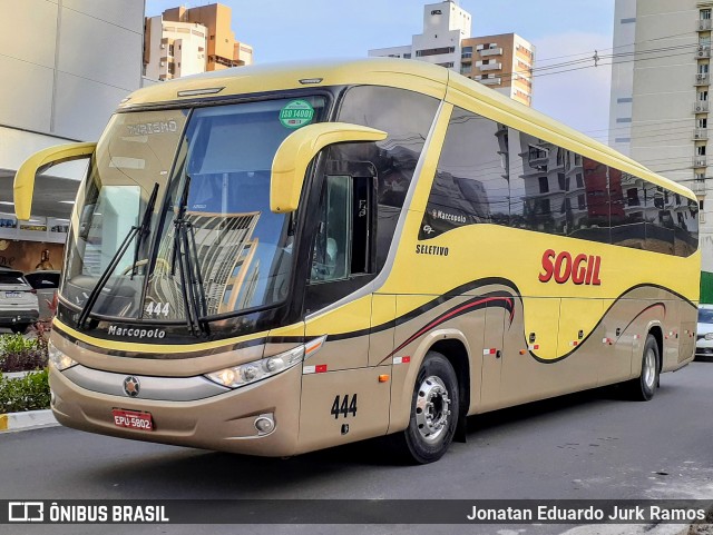 SOGIL - Sociedade de Ônibus Gigante Ltda. 444 na cidade de Itajaí, Santa Catarina, Brasil, por Jonatan Eduardo Jurk Ramos. Número da foto: #13242804.