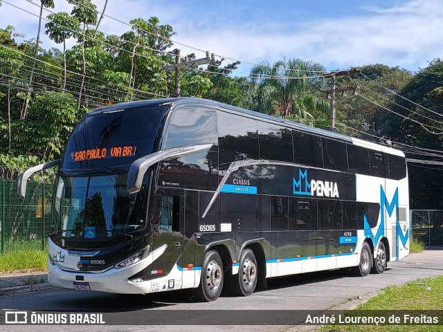 Empresa de Ônibus Nossa Senhora da Penha 65065 na cidade de São Paulo, São Paulo, Brasil, por André Lourenço de Freitas. Número da foto: #13242577.