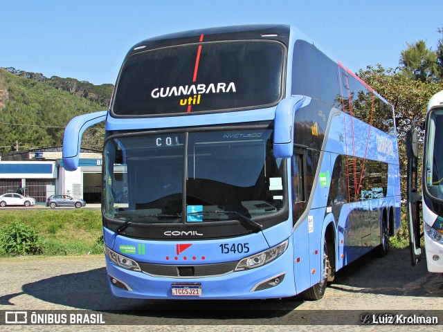 UTIL - União Transporte Interestadual de Luxo 15405 na cidade de Juiz de Fora, Minas Gerais, Brasil, por Luiz Krolman. Número da foto: #13242024.