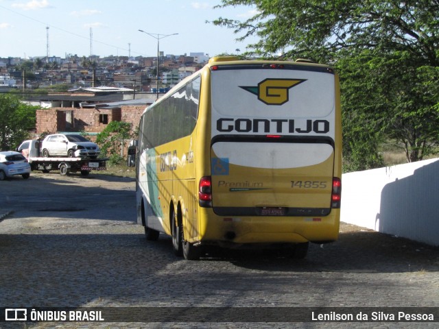 Empresa Gontijo de Transportes 14855 na cidade de Caruaru, Pernambuco, Brasil, por Lenilson da Silva Pessoa. Número da foto: #13242702.
