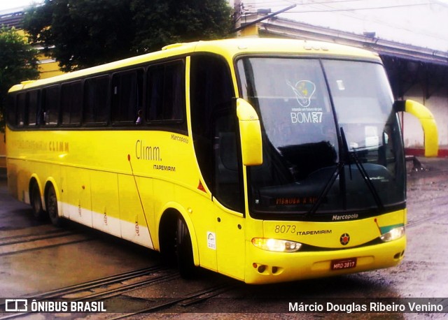 Viação Itapemirim 8073 na cidade de Rio de Janeiro, Rio de Janeiro, Brasil, por Márcio Douglas Ribeiro Venino. Número da foto: #13242646.