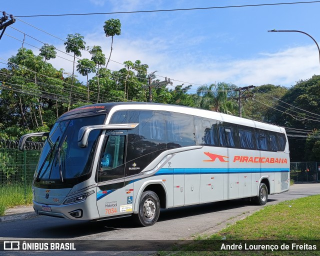 Viação Piracicabana 7034 na cidade de São Paulo, São Paulo, Brasil, por André Lourenço de Freitas. Número da foto: #13242569.