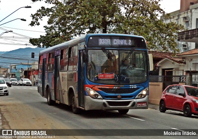 BR Mobilidade Baixada Santista 7313 na cidade de Cubatão, São Paulo, Brasil, por Moiséis Inácio. Número da foto: #13242243.