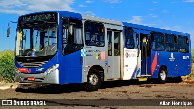 Transportes Capellini 32.077 na cidade de Paulínia, São Paulo, Brasil, por Allan Henrique. Número da foto: #13242057.