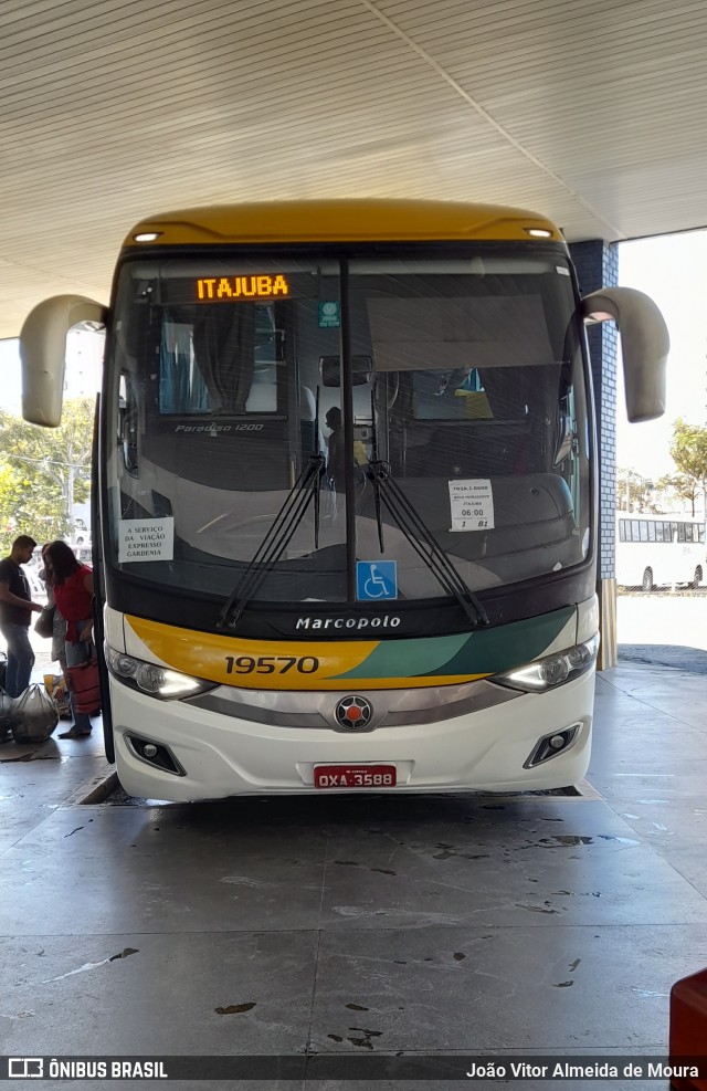 Empresa Gontijo de Transportes 19570 na cidade de Pouso Alegre, Minas Gerais, Brasil, por João Vitor Almeida de Moura. Número da foto: #13241508.