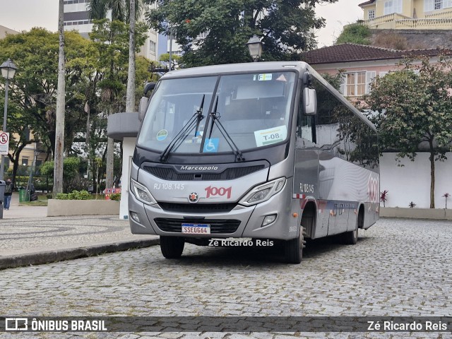 Auto Viação 1001 RJ 108.145 na cidade de Petrópolis, Rio de Janeiro, Brasil, por Zé Ricardo Reis. Número da foto: #13241915.