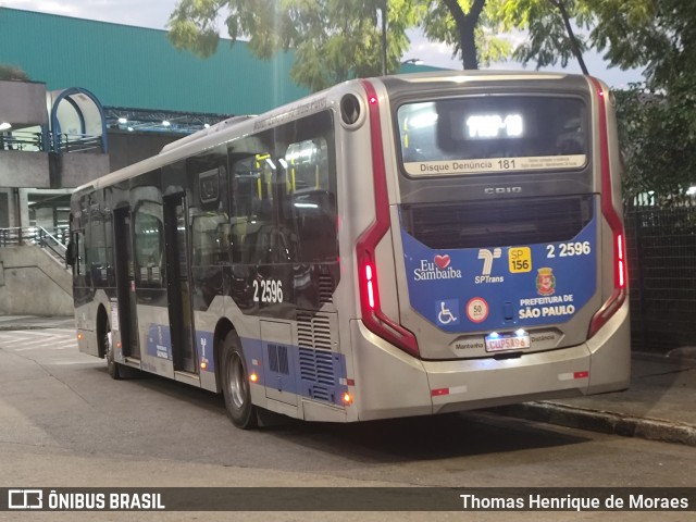 Sambaíba Transportes Urbanos 2 2596 na cidade de São Paulo, São Paulo, Brasil, por Thomas Henrique de Moraes. Número da foto: #13241761.