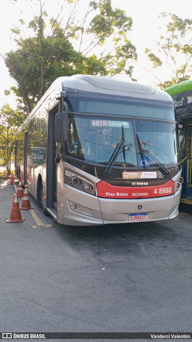 Express Transportes Urbanos Ltda 4 8988 na cidade de São Paulo, São Paulo, Brasil, por Vanderci Valentim. Número da foto: #13243799.