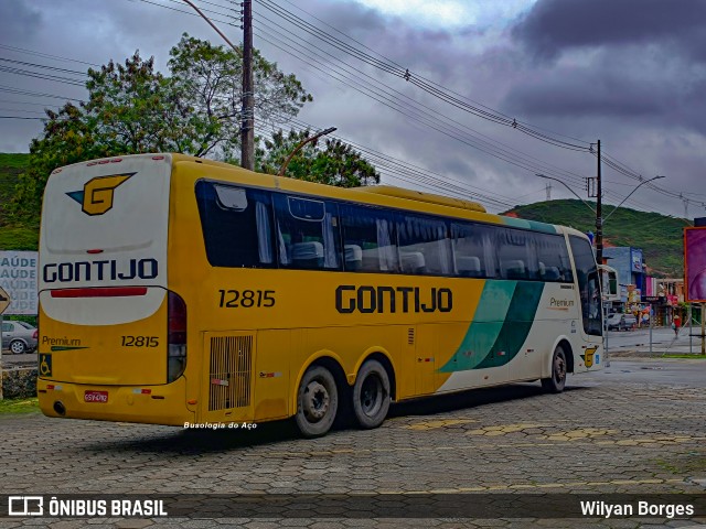 Empresa Gontijo de Transportes 12815 na cidade de Coronel Fabriciano, Minas Gerais, Brasil, por Wilyan Borges . Número da foto: #13241989.