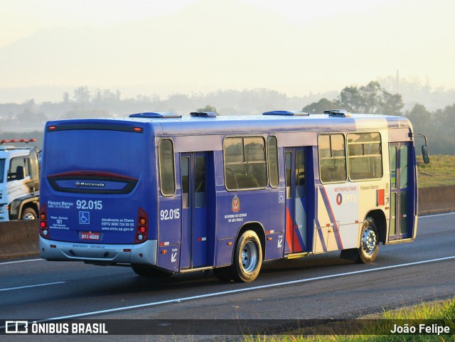 Empresa de Ônibus Pássaro Marron 92.015 na cidade de Canas, São Paulo, Brasil, por João Felipe. Número da foto: #13241891.