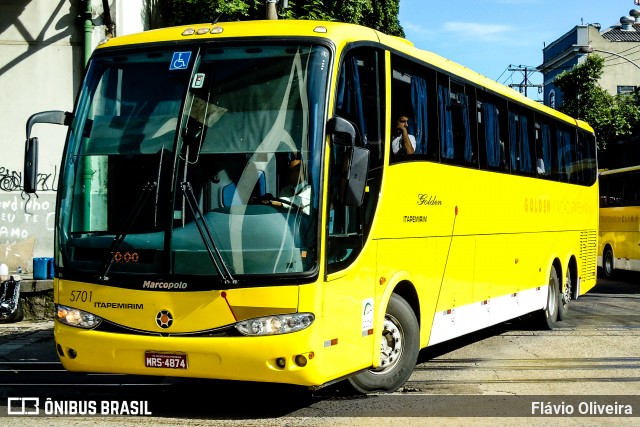 Viação Itapemirim 5701 na cidade de Rio de Janeiro, Rio de Janeiro, Brasil, por Flávio Oliveira. Número da foto: #13242649.