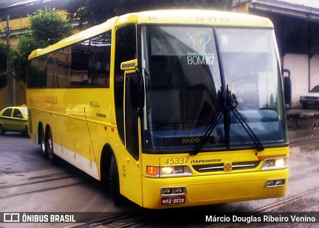 Viação Itapemirim 45337 na cidade de Rio de Janeiro, Rio de Janeiro, Brasil, por Márcio Douglas Ribeiro Venino. Número da foto: #13242615.