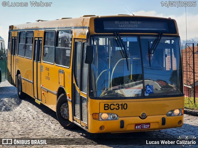 Transporte Coletivo Glória BC310 na cidade de Curitiba, Paraná, Brasil, por Lucas Weber Calizario. Número da foto: #13241088.