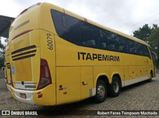 Viação Itapemirim 60079 na cidade de Cachoeiro de Itapemirim, Espírito Santo, Brasil, por Robert Feres Tompsom Machado. Número da foto: #13242751.