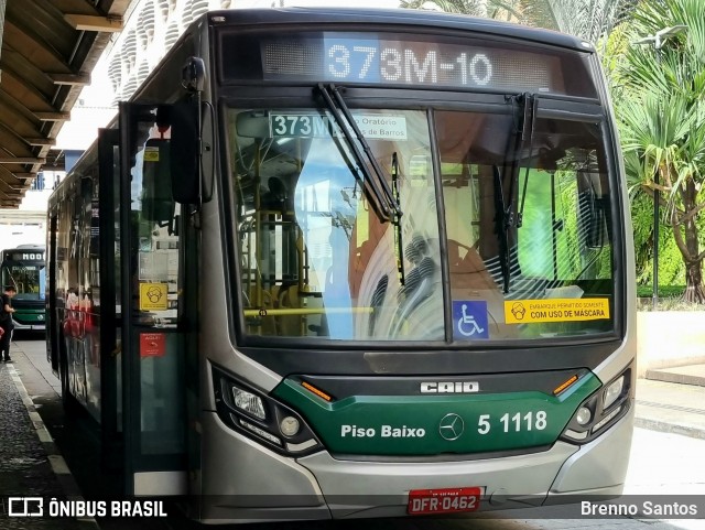 Via Sudeste Transportes S.A. 5 1118 na cidade de São Paulo, São Paulo, Brasil, por Brenno Santos. Número da foto: #13241325.