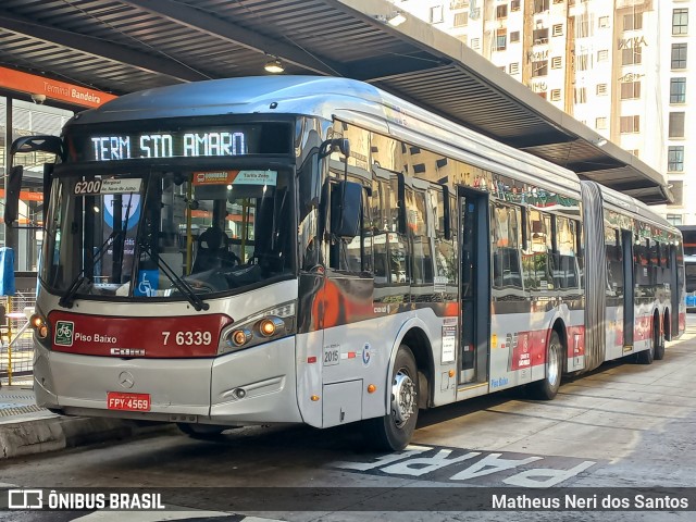 Viação Gatusa Transportes Urbanos 7 6339 na cidade de São Paulo, São Paulo, Brasil, por Matheus Neri dos Santos. Número da foto: #13241794.