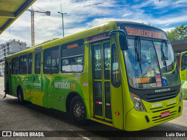Santo Antônio Transportes Niterói 2.2.048 na cidade de Niterói, Rio de Janeiro, Brasil, por Luis Davi. Número da foto: #13242776.