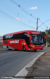 Viação Santa Cruz 33923 na cidade de Pouso Alegre, Minas Gerais, Brasil, por João Vitor Almeida de Moura. Número da foto: #13243402.