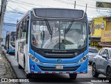 Buses Guadalupe 55 na cidade de Guadalupe, Goicoechea, San José, Costa Rica, por Sebastian Ávila. Número da foto: #13242495.