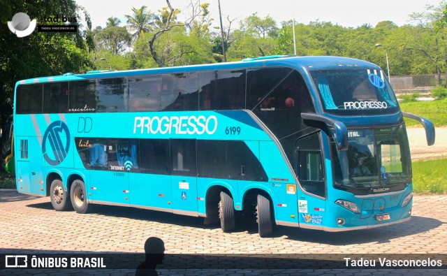 Auto Viação Progresso 6199 na cidade de João Pessoa, Paraíba, Brasil, por Tadeu Vasconcelos. Número da foto: #13247126.