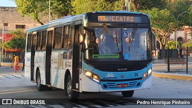 Maraponga Transportes 26811 na cidade de Fortaleza, Ceará, Brasil, por Pedro Henrique Pinheiro. Número da foto: #13245364.