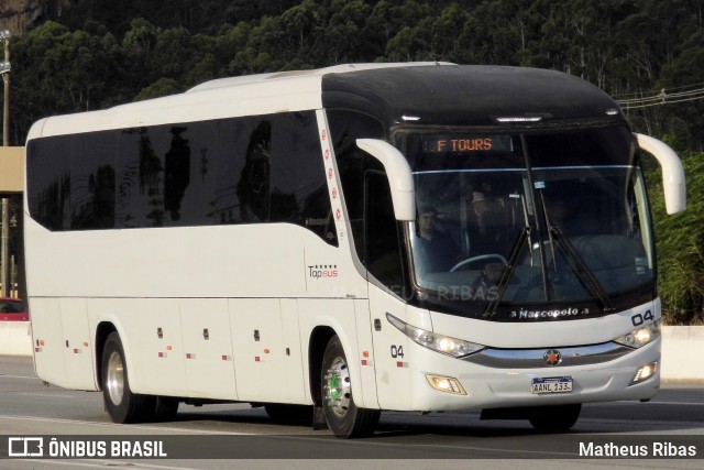 TopBus 04 na cidade de Florianópolis, Santa Catarina, Brasil, por Matheus Ribas. Número da foto: #13246763.