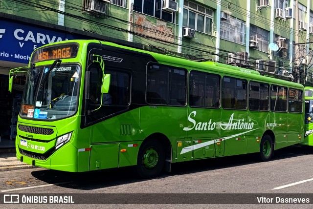 Transportes Santo Antônio RJ 161.230 na cidade de Duque de Caxias, Rio de Janeiro, Brasil, por Vitor Dasneves. Número da foto: #13244391.
