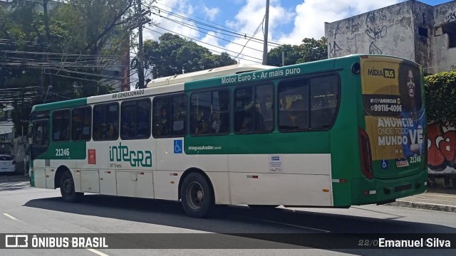 OT Trans - Ótima Salvador Transportes 21246 na cidade de Salvador, Bahia, Brasil, por Emanuel Silva. Número da foto: #13246681.