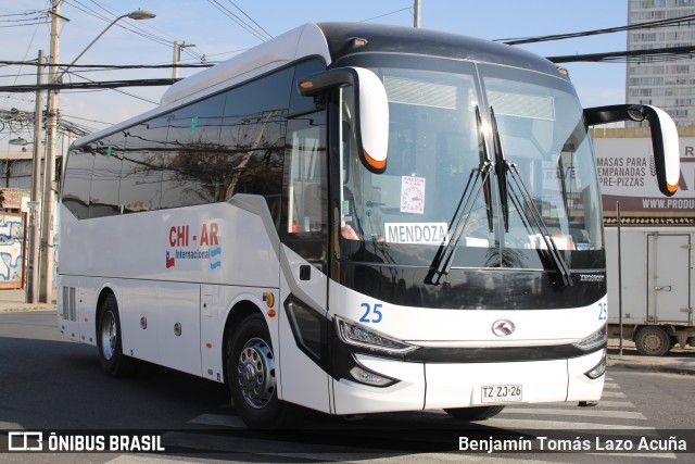 Chi-Ar Internacional TZZJ26 na cidade de Estación Central, Santiago, Metropolitana de Santiago, Chile, por Benjamín Tomás Lazo Acuña. Número da foto: #13246107.