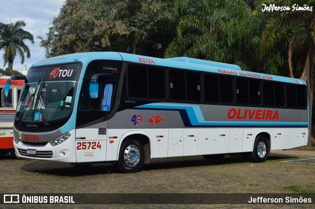 Viação Oliveira 25724 na cidade de Campinas, São Paulo, Brasil, por Jefferson Simões. Número da foto: #13245558.