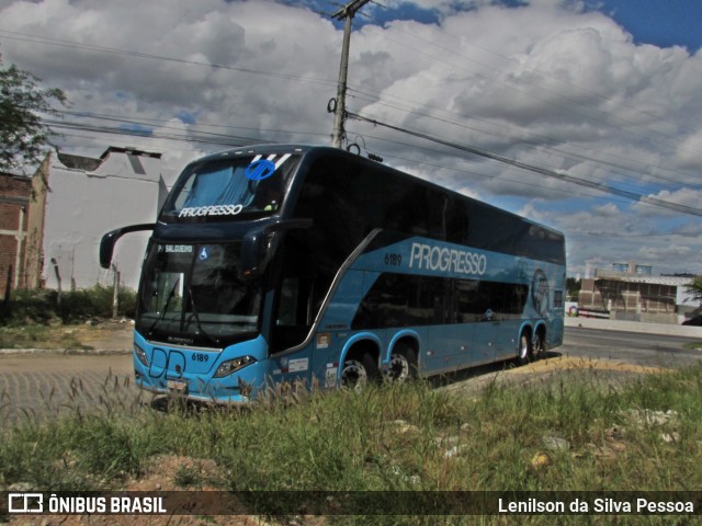 Auto Viação Progresso 6189 na cidade de Caruaru, Pernambuco, Brasil, por Lenilson da Silva Pessoa. Número da foto: #13244735.