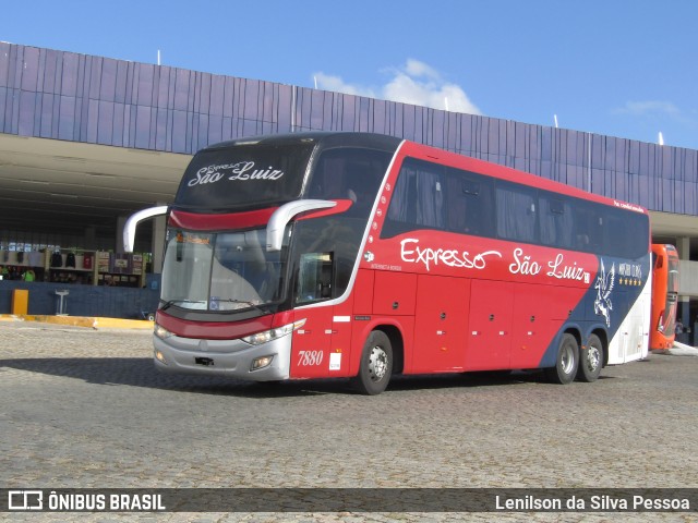 Expresso São Luiz 7880 na cidade de Caruaru, Pernambuco, Brasil, por Lenilson da Silva Pessoa. Número da foto: #13245094.