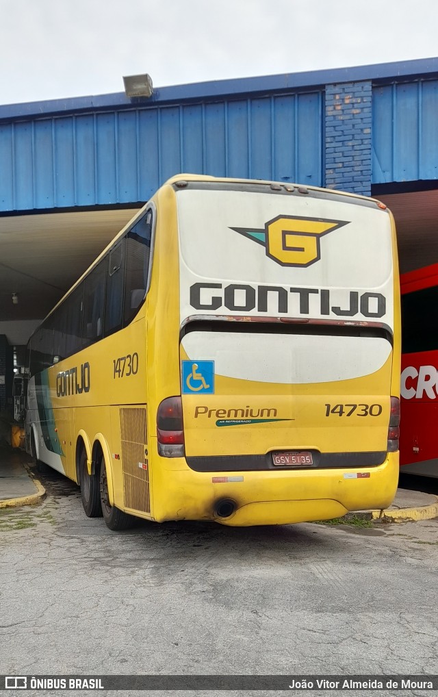 Empresa Gontijo de Transportes 14730 na cidade de Pouso Alegre, Minas Gerais, Brasil, por João Vitor Almeida de Moura. Número da foto: #13246827.